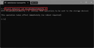 Kaip patikrinti, įjungti (arba išjungti) SSD diskų TRIM funkciją sistemoje „Windows 11“