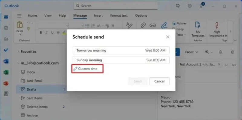 Як запланувати електронну пошту в додатку Outlook Як запланувати електронну пошту в додатку Outlook