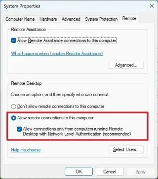 Kaip įjungti nuotolinį darbalaukį sistemoje „Windows 11“