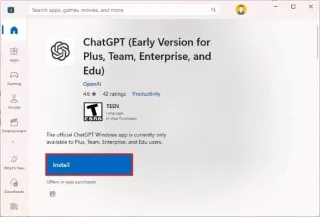 Як встановити додаток ChatGPT на Windows 11, 10