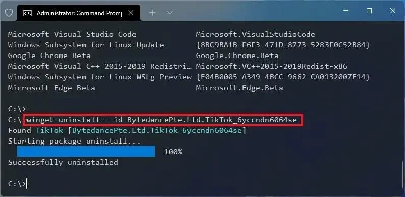 Kaip pašalinti programas sistemoje „Windows 11“