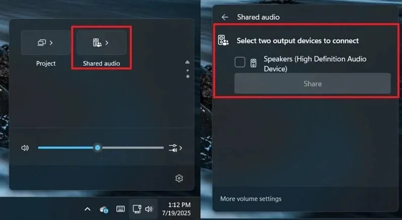 Windows 11 25H2 ще ви позволи да споделяте аудио с множество устройства едновременно