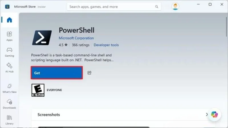 Kaip įdiegti „PowerShell 7.5.4“ sistemoje „Windows 11“