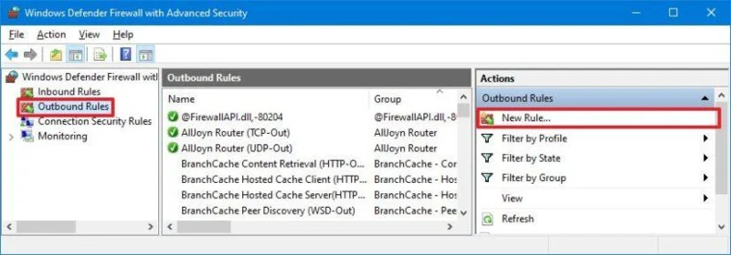 Ako otvoriť port brány firewall v systéme Windows 10