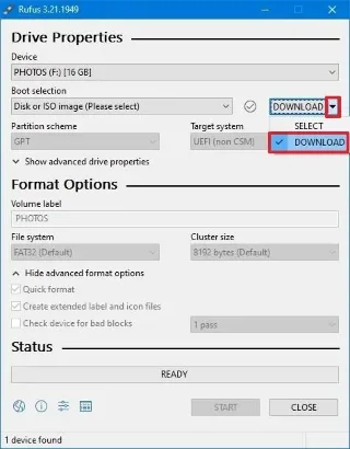 Πώς να κατεβάσετε το ISO των Windows 10 σε μονάδα USB με το Rufus