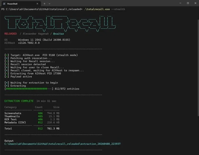 Windows 11-tilbakekallingsverktøyet avslører datarisikoer, Microsoft insisterer på at det ikke er noen sikkerhetsfeil