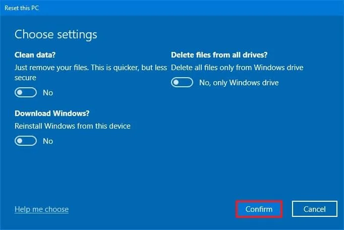 Atlikite švarų „Windows 10“ (2026) diegimą