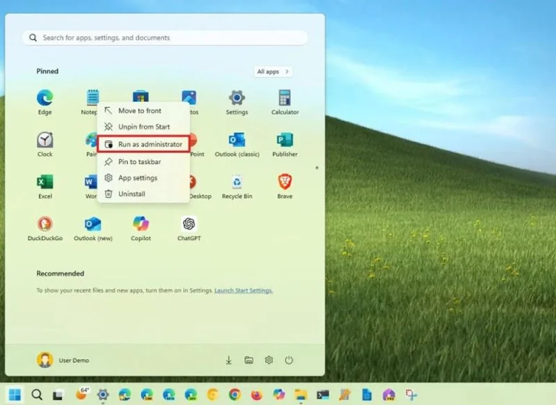 Kaip paleisti bet kurią programą kaip administratorių sistemoje „Windows 11“, 10