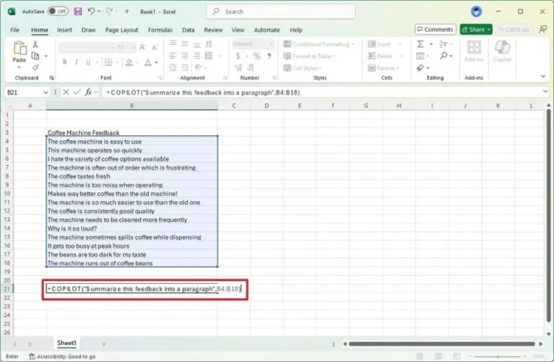 Як використовувати функцію COPILOT в Excel з прикладами