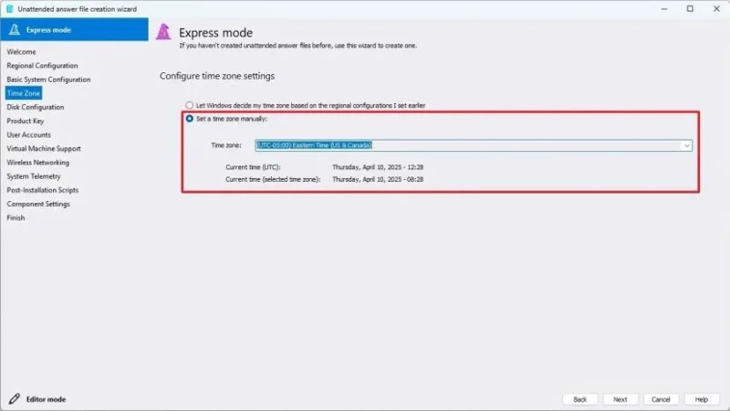 Kaip naudoti neautomatinį atsakymų failą nepalaikomoje aparatinėje įrangoje norint įdiegti „Windows 11“