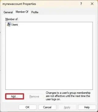Kaip sukurti vietinę paskyrą sistemoje „Windows 11“