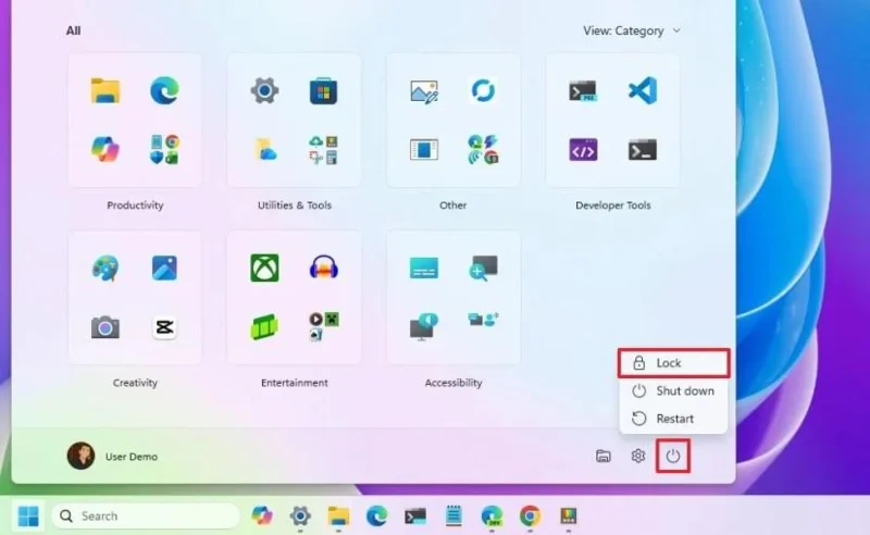 Як заблокувати, вийти з системи та переключити користувачів у Windows 11