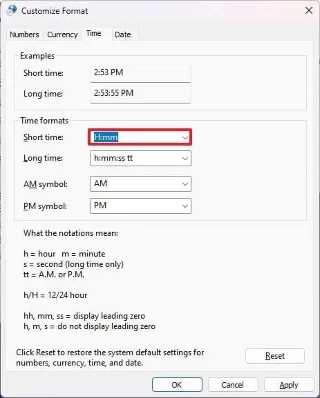 Kaip užduočių juostoje „Windows 11“ sistemoje rodyti trumpesnį laiką ir datą