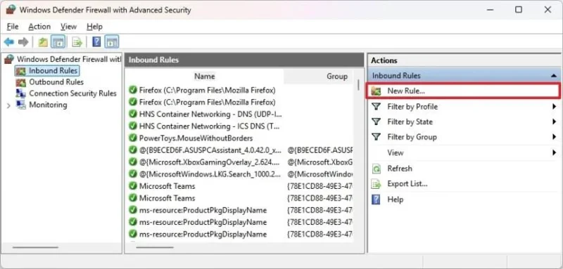 Hogyan lehet megnyitni egy tűzfalportot a Windows 11 rendszeren Hogyan lehet megnyitni egy tűzfalportot a Windows 11 rendszeren