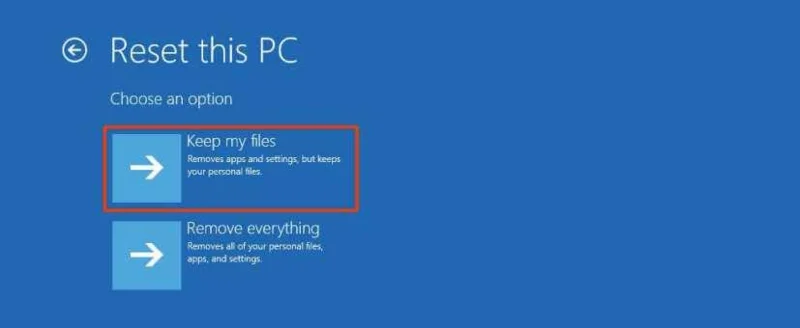 Kaip atkurti gamyklinius „Windows 11“ nustatymus neprarandant failų