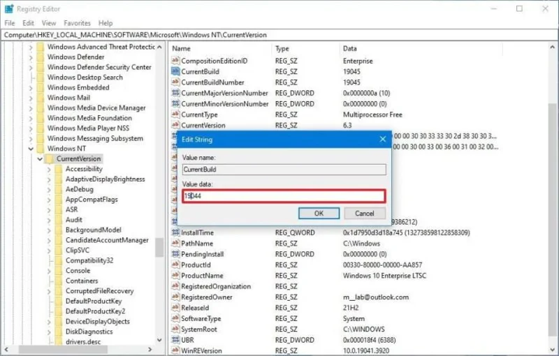 Kaip atnaujinti „Windows 10“ į LTSC neprarandant duomenų