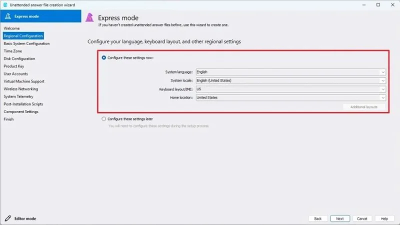 Kaip naudoti neautomatinį atsakymų failą nepalaikomoje aparatinėje įrangoje norint įdiegti „Windows 11“