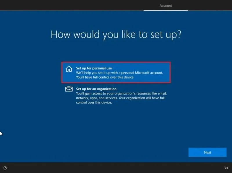Atlikite švarų „Windows 10“ (2026) diegimą