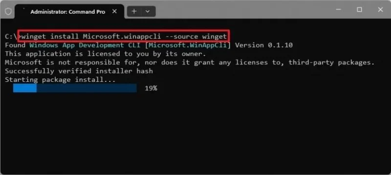 Kaip greičiau įdiegti „Winapp Tool“ kūrimo programą sistemoje „Windows 11“