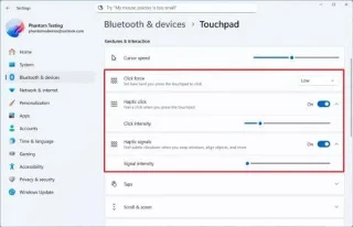 Windows 11 přidává v Nastavení novou funkci podsvícení klávesnice