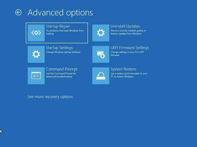 Kaip pasiekti išplėstinį paleidimą (WinRE) sistemoje „Windows 11“