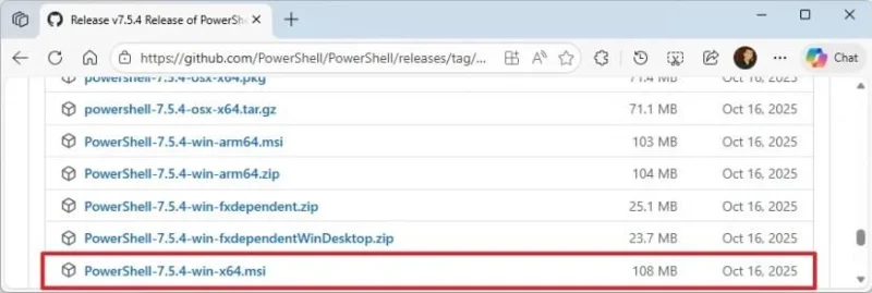 Kaip įdiegti „PowerShell 7.5.4“ sistemoje „Windows 11“