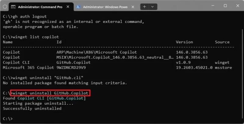 Kaip įdiegti „Copilot CLI“ sistemoje „Windows 11“