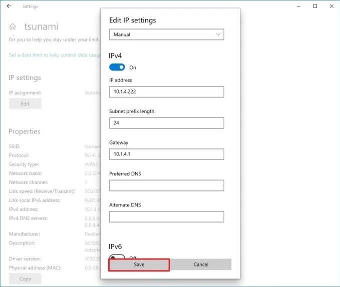 Як встановити статичну IP-адресу в Windows 10