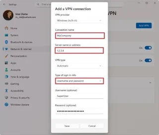 Як налаштувати VPN-з’єднання у Windows 11