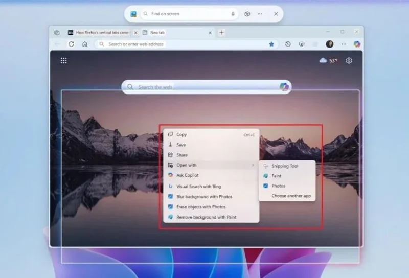 Kaip naudoti „Spustelėkite ir atlikite“ norint atlikti dirbtinio intelekto veiksmus su tekstu ir vaizdais sistemoje „Windows 11“