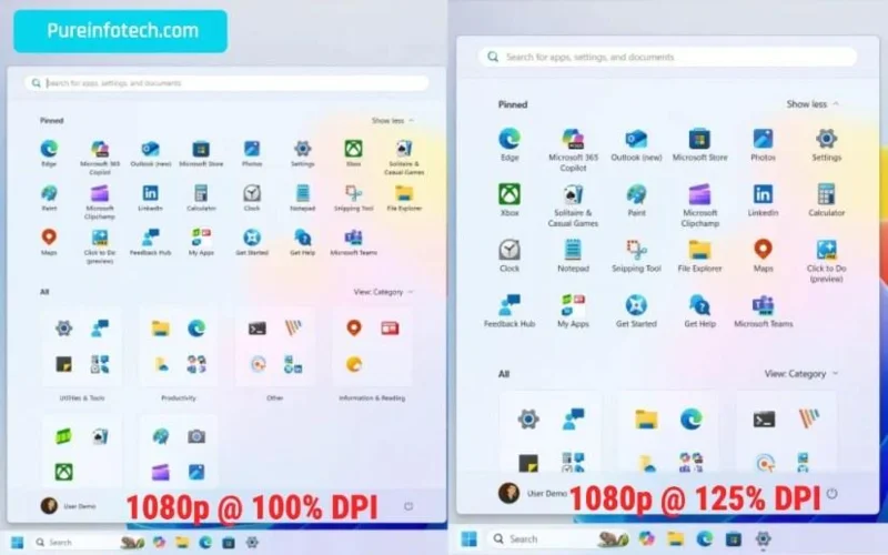 „Windows 11“ turi naują pradžios meniu su vieningu dizainu