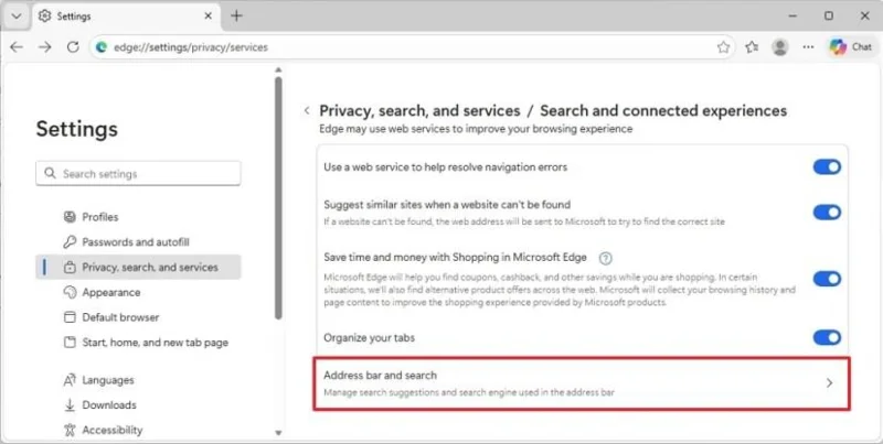 Ako nastaviť Google ako predvolený vyhľadávací nástroj v prehliadači Microsoft Edge