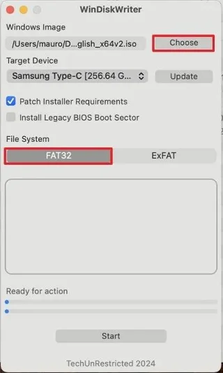 Kaip sukurti paleidžiamą USB atmintinę, skirtą „Windows 11“ (arba 10), iš „macOS“