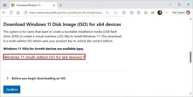 Kaip sukurti paleidžiamą „Windows 11 25H2“ USB diegimo laikmeną