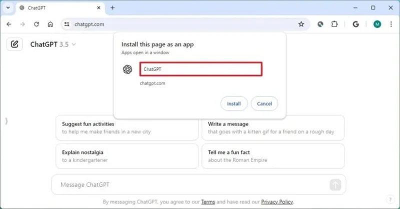 Як встановити додаток ChatGPT на Windows 11, 10