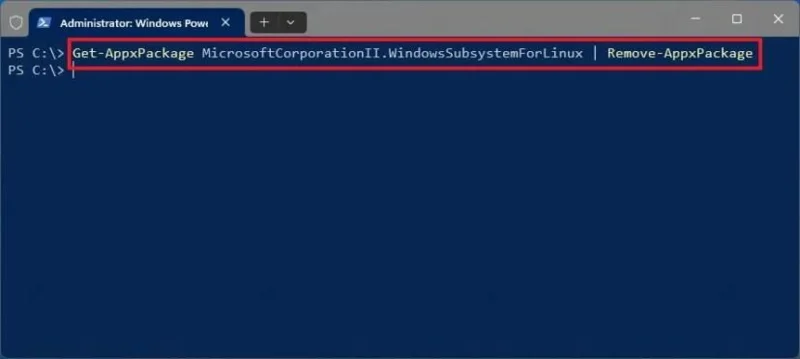 Як видалити WSL у Windows 11