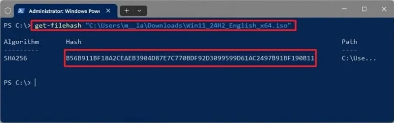 Kaip patikrinti „Windows 11“ ISO failo autentiškumą naudojant „PowerShell“