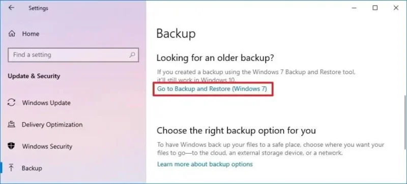Kaip sukurti pilną atsarginę kopiją sistemoje „Windows 10“