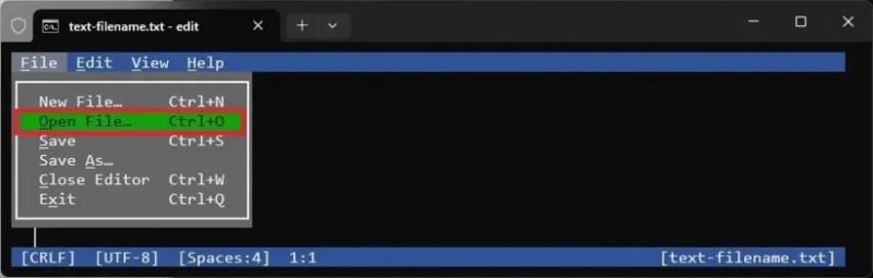 Як встановити (новий) текстовий редактор командного рядка Microsoft Edit у Windows 11