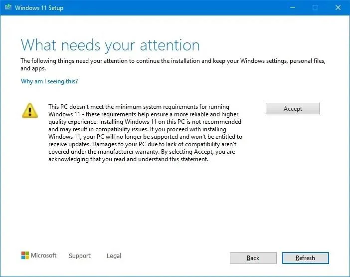 Kaip įdiegti „Windows 11“ nepalaikomoje aparatinėje įrangoje