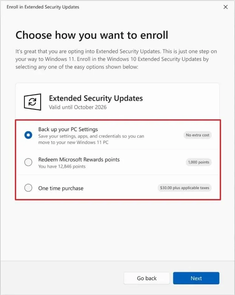 Kaip užsiregistruoti norint gauti nemokamus išplėstinius saugos naujinimus (ESU) pasibaigus „Windows 10“ palaikymui