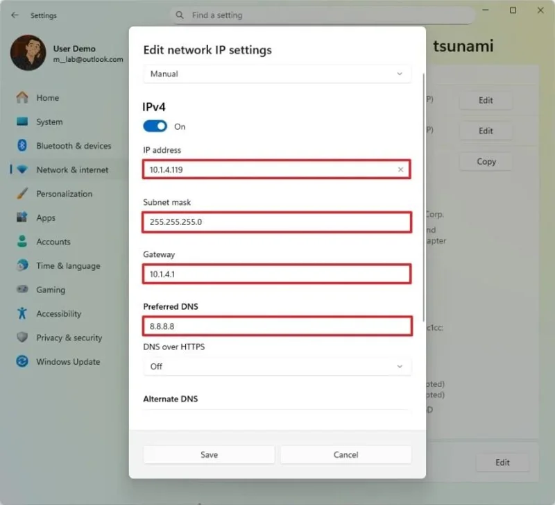 Як встановити статичну IP-адресу у Windows 11