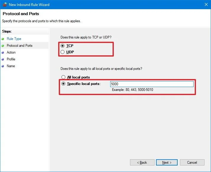 Ako otvoriť port brány firewall v systéme Windows 10