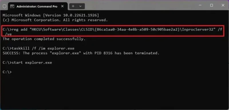 Як повернути класичне контекстне меню у Windows 11
