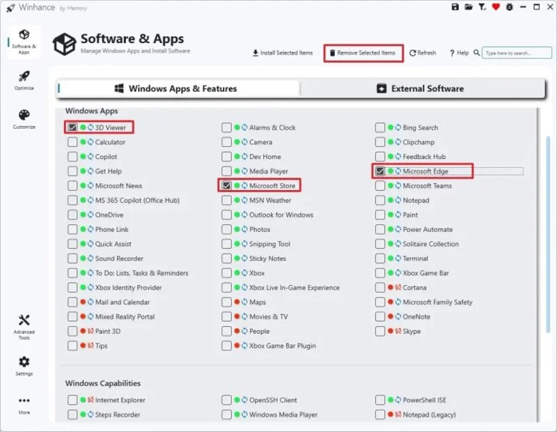 Hogyan használjuk a Winhance-t a Windows 11 blokkolásának megszüntetéséhez