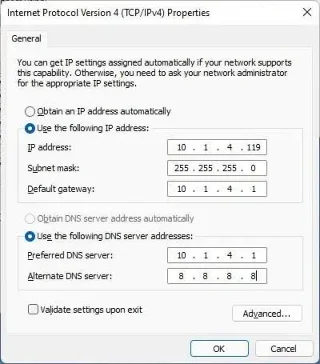 Як встановити статичну IP-адресу у Windows 11