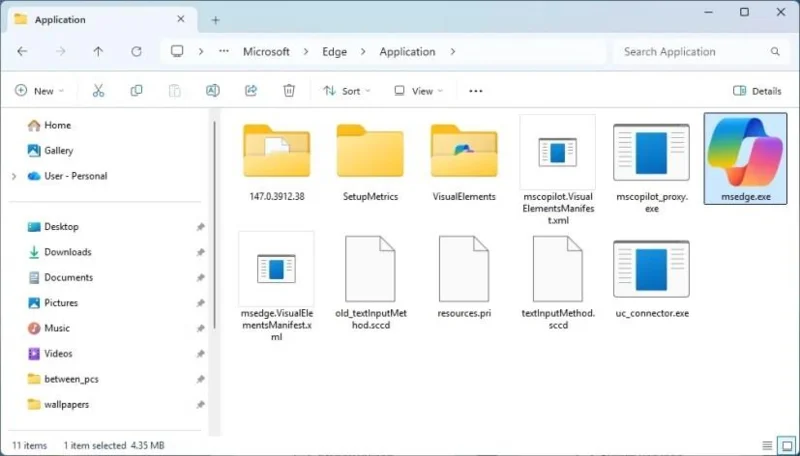 Aplikace Copilot od Microsoftu je ve skutečnosti jen přestrojený Edge ve Windows 11