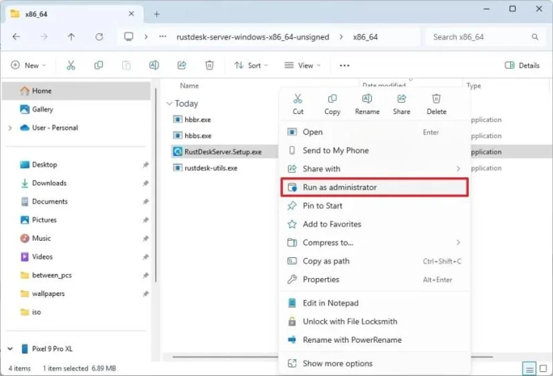 Kaip įdiegti „RustDesk“ nuotoliniam darbalaukiui sistemoje „Windows 11“ Kaip įdiegti „RustDesk“ nuotoliniam darbalaukiui sistemoje „Windows 11“