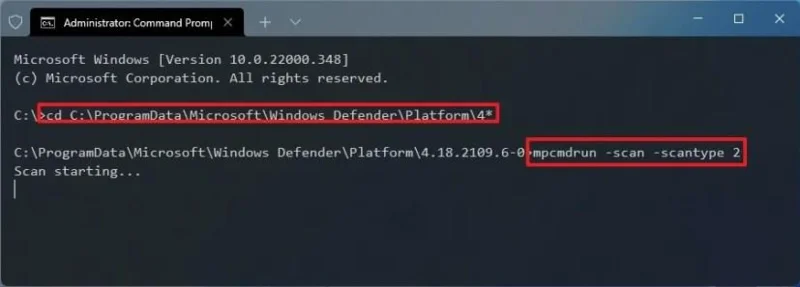 Kaip paleisti išsamų „Microsoft Defender“ virusų nuskaitymą sistemoje „Windows 11“