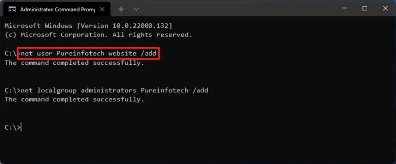 Kaip sukurti vietinę paskyrą sistemoje „Windows 11“